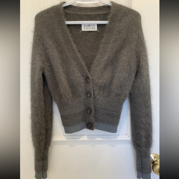 Maison Martin Margiela Sweaters - Maison Martin Margiela Mohair Grey Sweater Size XS